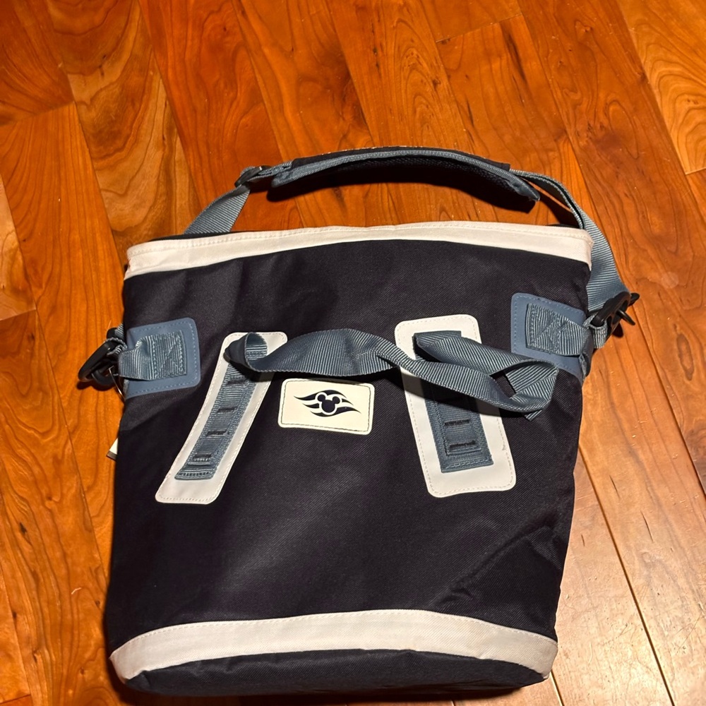 Disney Cruise Line Navy and Gray Cooler Bag